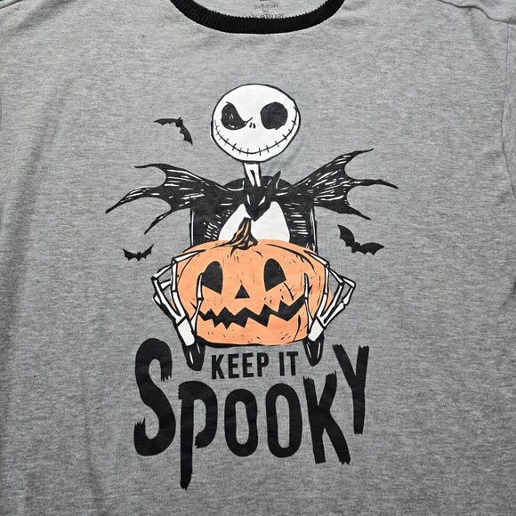 Disney Nightmare Before Christmas Sleep Shirt Unisex XL Keep It Spooky Halloween - Picture 2 of 10